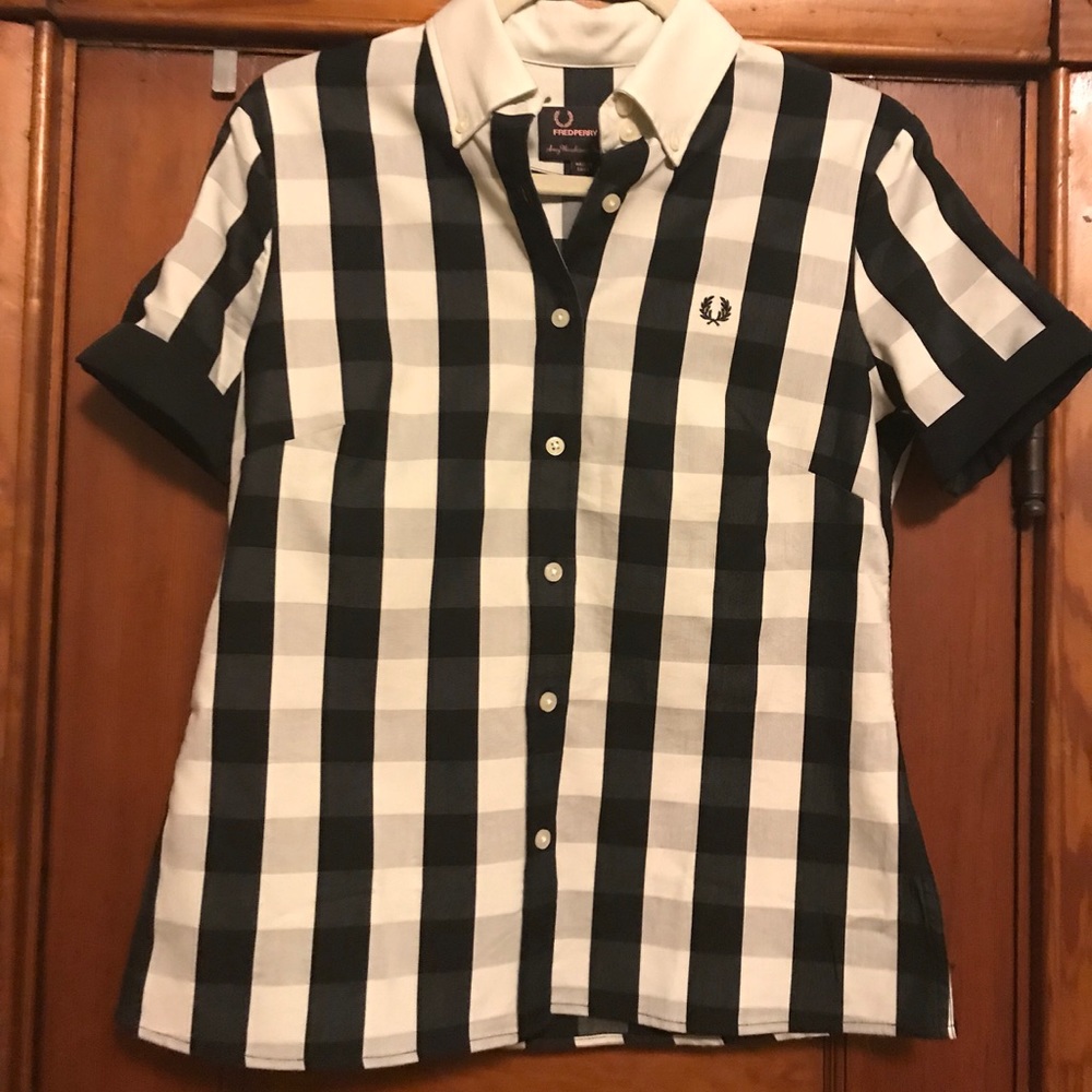 Fred Perry Amy Winehouse Gingham Blouse